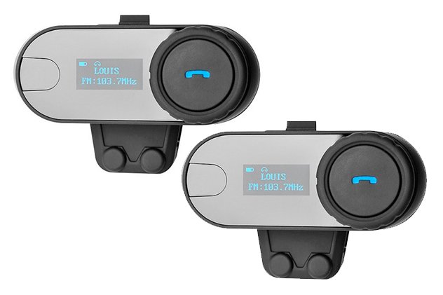 2x MOTOCYKL INTERCOM FM RÁDIO FREEDCONN TCOM SC