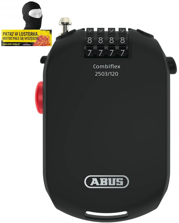 KÁBEL OCELOVÝ OCEĽ ABUS CombiFlex 2503/120