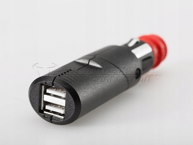 ĽAHŠÍ ZÁSUVKOVÝ ADAPTÉR USB OTOČNÝ KONEKTOR