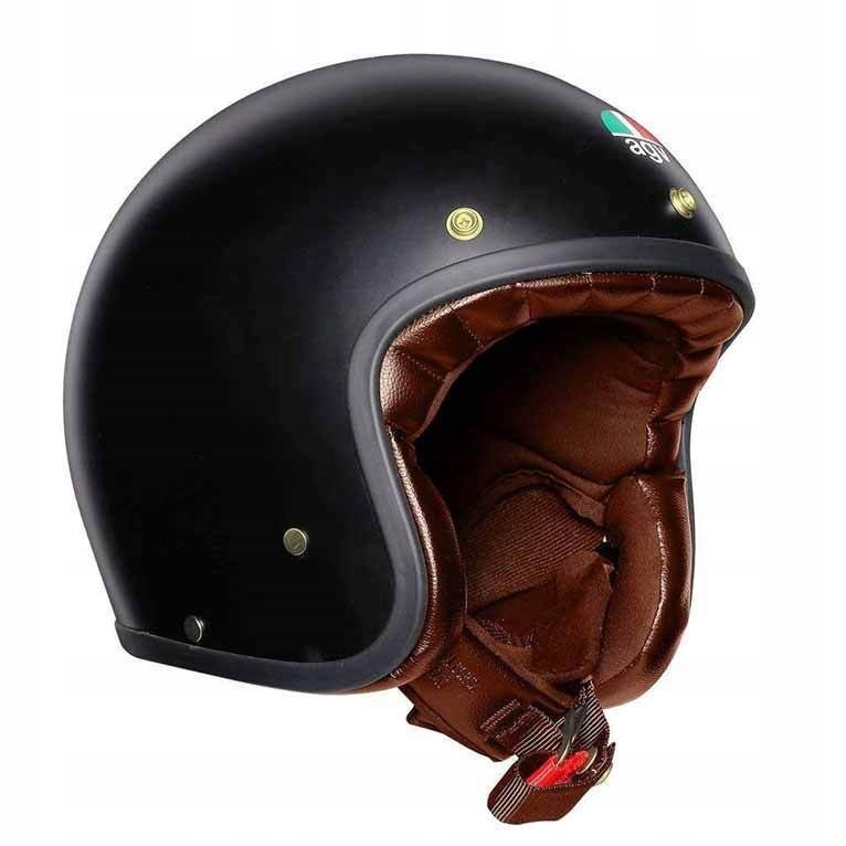 Prilba AGV X70 Matt Bl / Gold Open Face / Classic ML