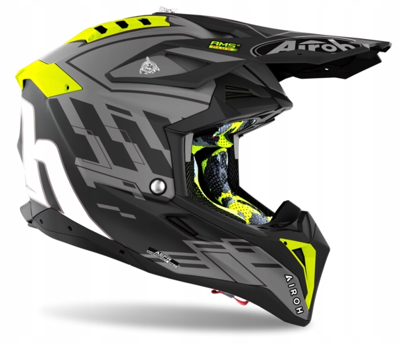 Prilba AIROH AVIATOR 3 RAMPAGE ČIERNA MATNÁ XL
