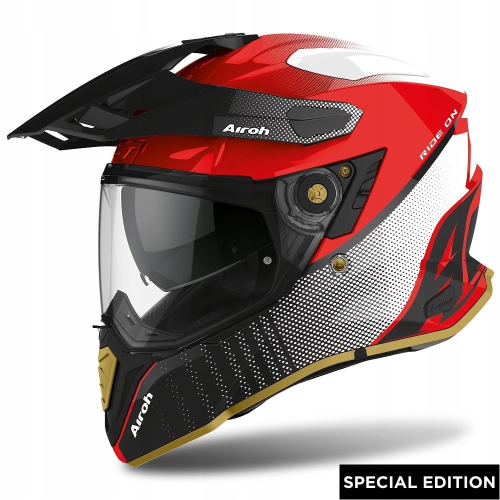 AIROH COMMANDER KASK LIMITED RED GLOSS EDITION M