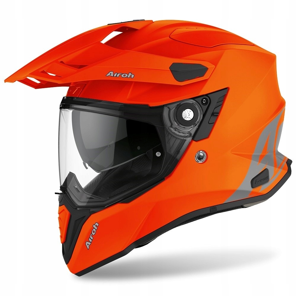 Prilba AIROH COMMANDER ORANŽOVÁ MATNÁ VISOR VISOR XL