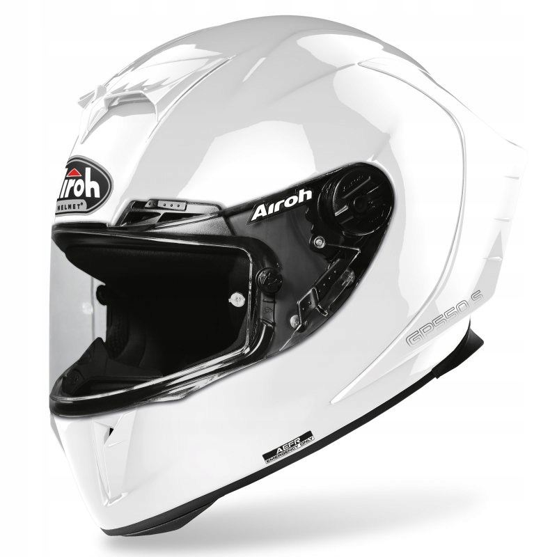 AIROH GP550 S PRILBA UHLÍKOVÝ KOMPOZIT BIELY LESK Ľ