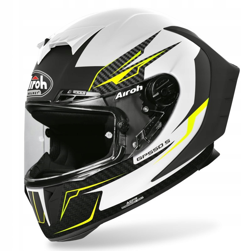 AIROH GP550 S PRILBA KOMPOZITNÝ VENOM BIELY LESK L