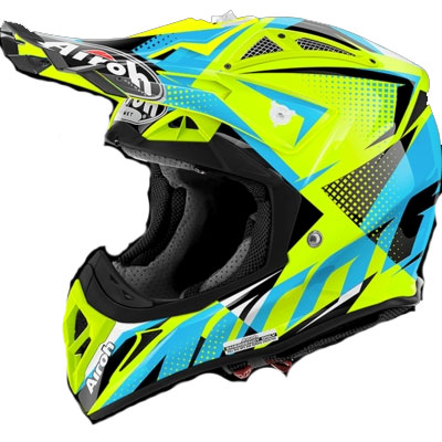 AIROH KASK AVIATOR 2.2 FLASH YELLOW GLOSS r.L