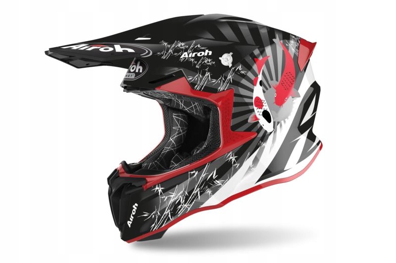 AIROH PRILBA AVIATOR TWIST 2.0 KATANA ČERVENÝ LESK r.M