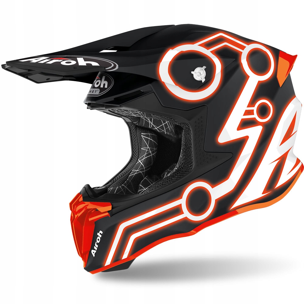 AIROH PRILBA AVIATOR TWIST 2.0 NEON ORANŽOVÁ MATNÁ r.M