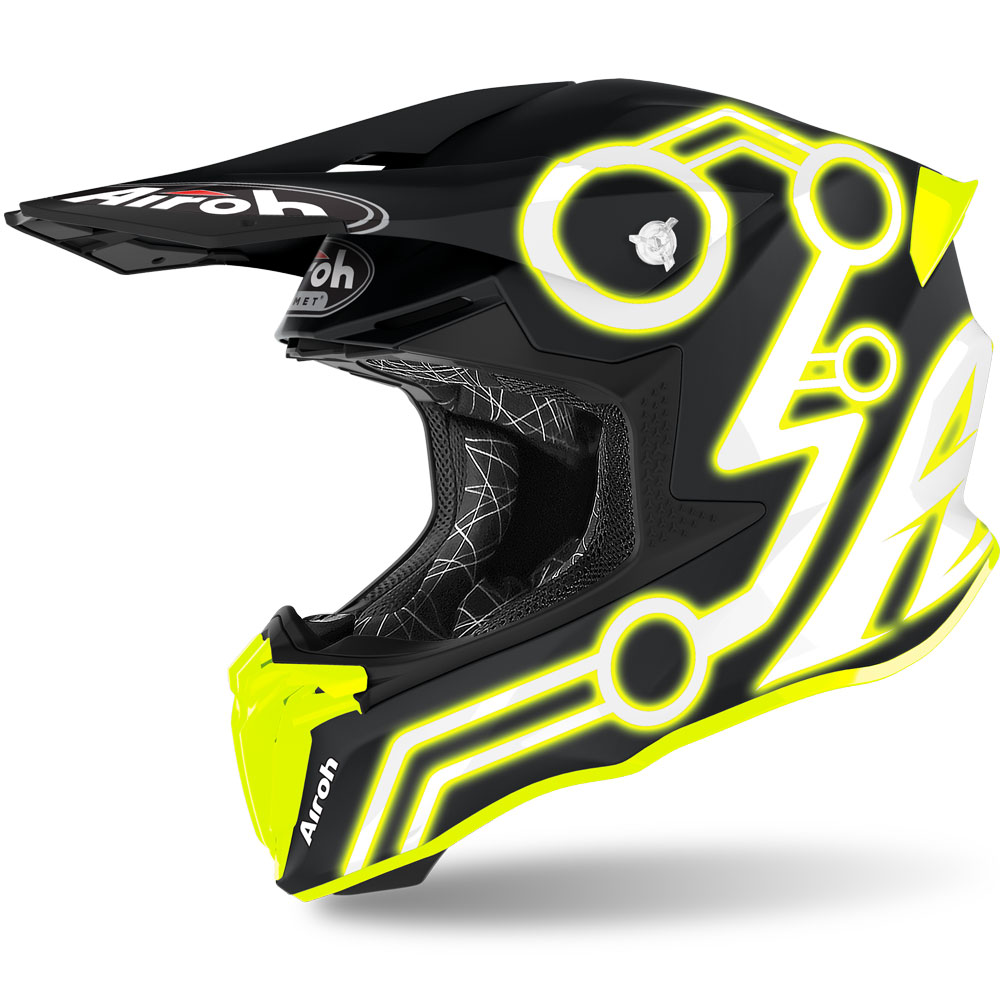 AIROH PRILBA AVIATOR TWIST 2.0 NEON ŽLTÁ MATNÁ r.M