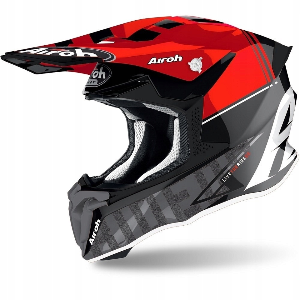 Crossová prilba AIROH TWIST 2.0 TECH RED lesklá M.