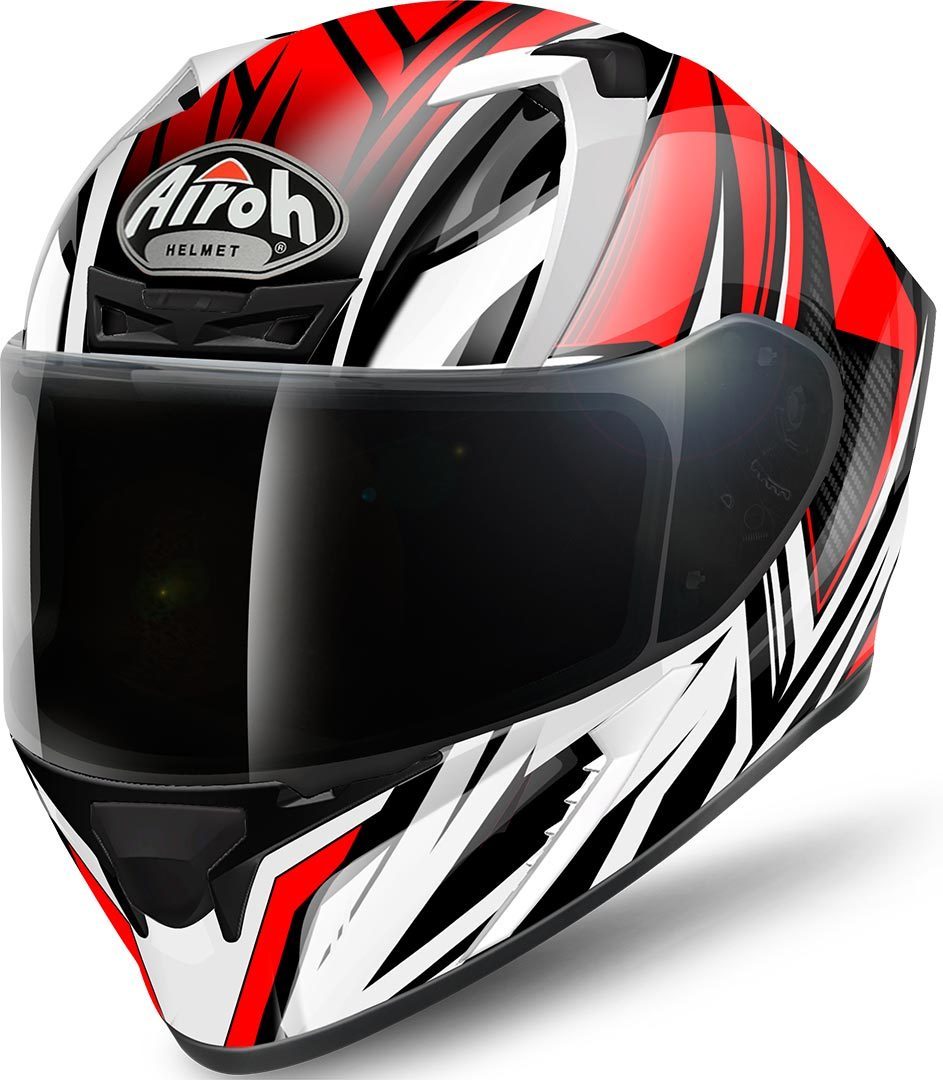 AIROH VALOR Conquer RED GLOSS L