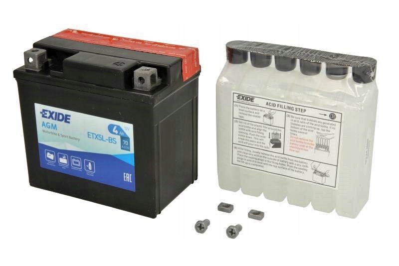 EXIDE 12V 4Ah štvorkolková batéria pre štvorkolky