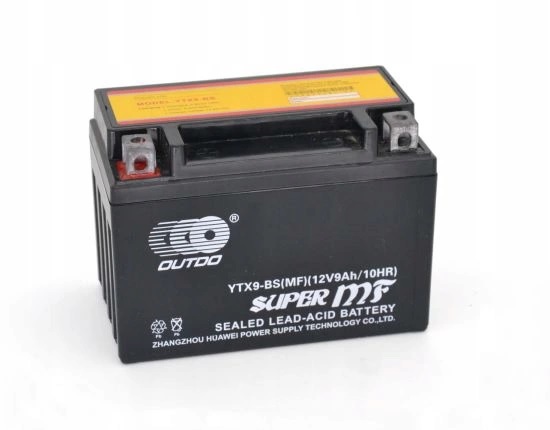 BATÉRIA YTX9-BS 12V 9AH 12N9-B
