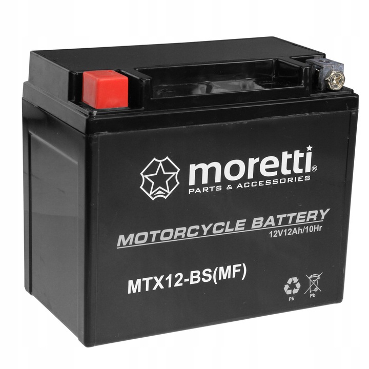 GÉLOVÁ BATÉRIA MTX12-BS YTX12-BS 12Ah MORETTI