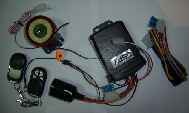 ALARM NA MOTOCYKLE PRE MOTORA MOTORA 2 PILOTY SPY
