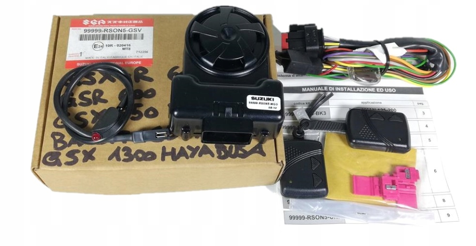 ALARM MOTOCYKLU SUZUKI GSXR GSF GSR HAYABUSA SV