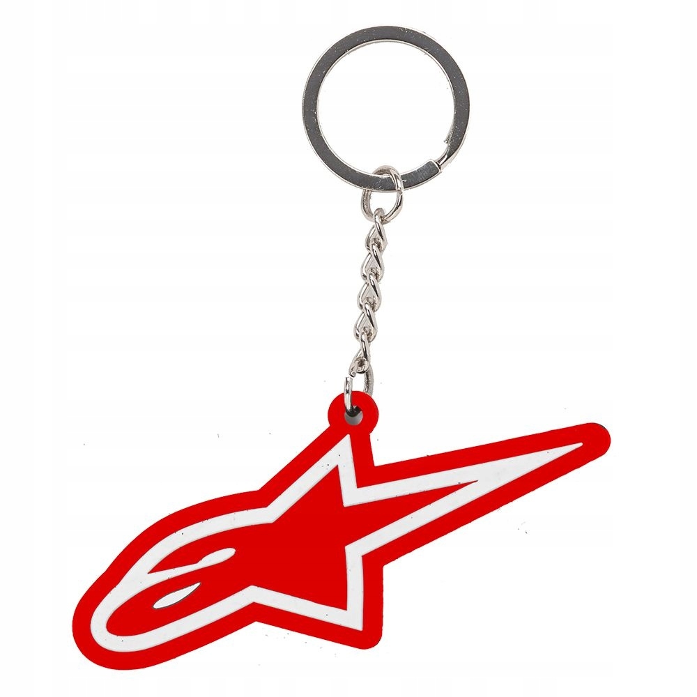 ALPINESTARS VITA ČERVENÉ GUMOVÉ KLÁVESNICE na kľúče