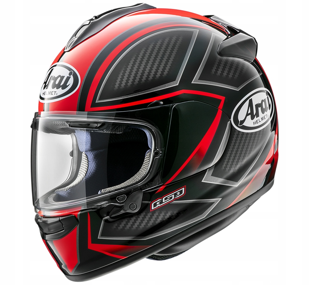 ARAI CHASER-X CHRBTOVÁ FLUÓNA ČERVENÁ INTEGRÁLNA PRILBA L