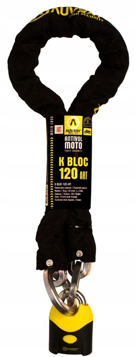 REŤAZE AUVRAY LASSO S PADLOCKOM KBLOC