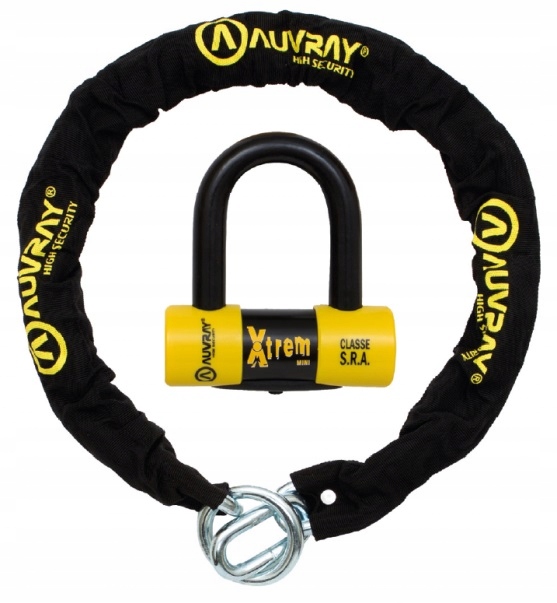 Retiazka AUVRAY Lasso s visiacim zámkom XTREM - 120cm / 12mm