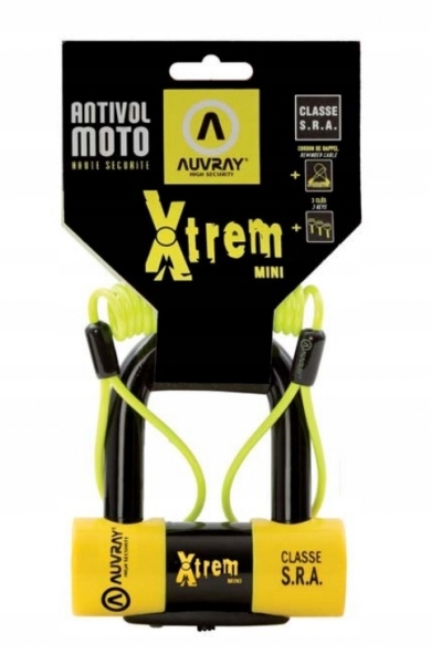 Visací zámok AUVRAY XTREM MINI s pripomienkou - 16 mm