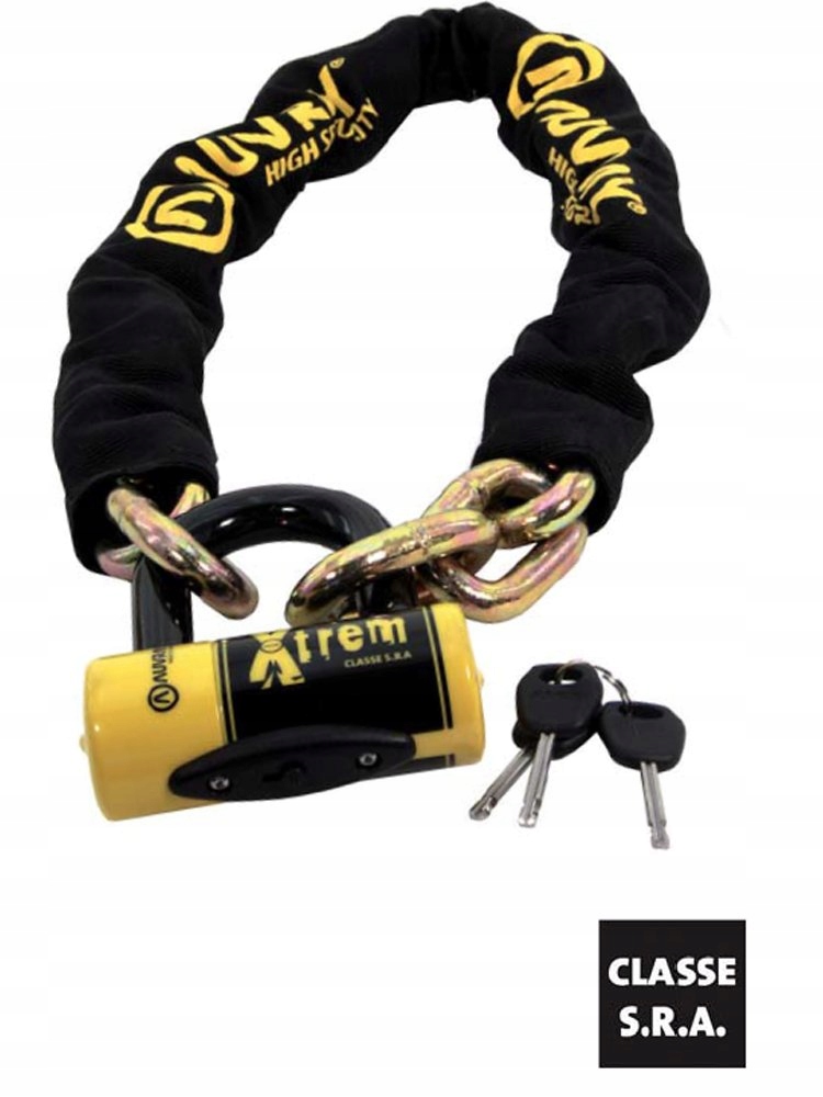 Retiazka AUVRAY 120 cm laso s visiacim zámkom XTREM MEDIUM