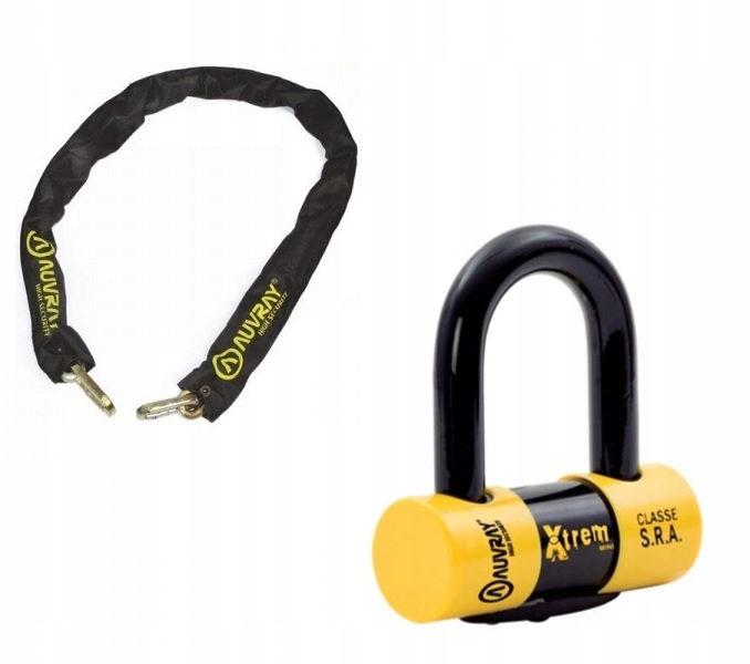 Retiazka AUVRAY 120 cm laso s visiacim zámkom XTREM MINI 10