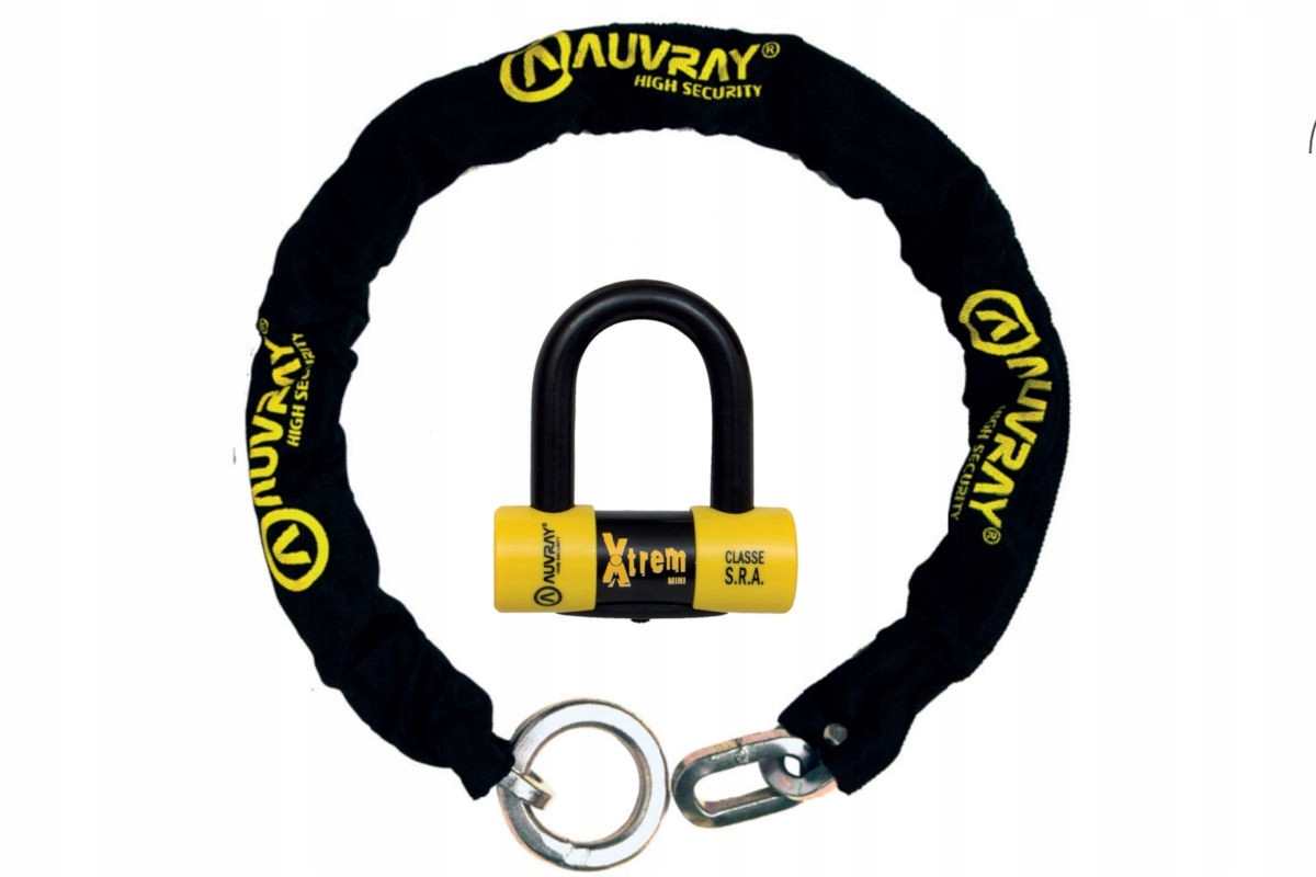 Retiazka AUVRAY 120 cm laso s visiacim zámkom XTREM MINI 12