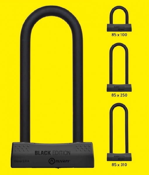 Spona AUVRAY U-LOCK ČIERNA EDÍCIA - 85X250