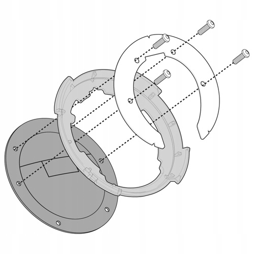 Tanklock adaptér Kappa BF01K Suzuki DL 250