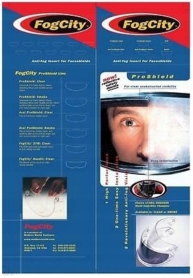 Antifog FOG CITY Arai Proshield Dark Dark Smoke