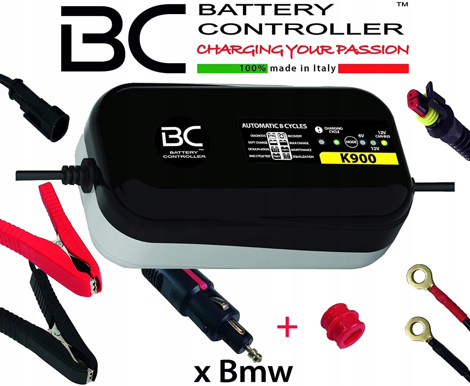 BC K900 - 6 / 12V 0,9A sieťová nabíjačka BMW 2B34