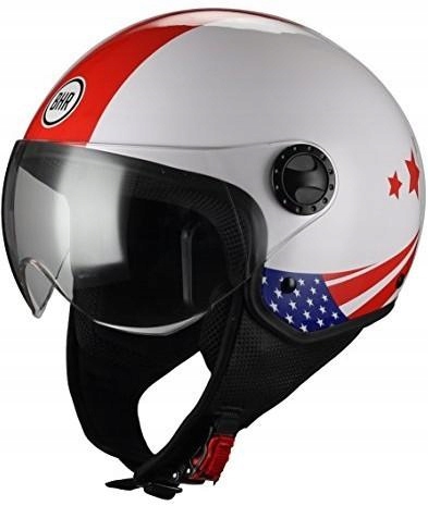 BHR Flag Demi-Jet Line Jedna motocyklová prilba 801
