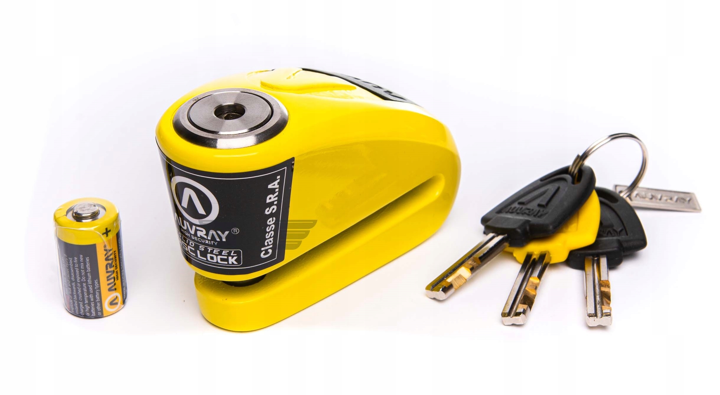 AUVRAY B-LOCK 6 ZÁMOK S ŽLTÝM ALARMOM