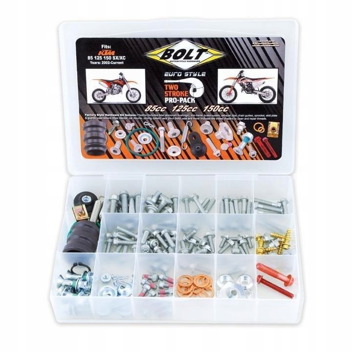 Sada skrutiek BOLT USA Pro Pack KTM 2T SX 85 ccm / 12