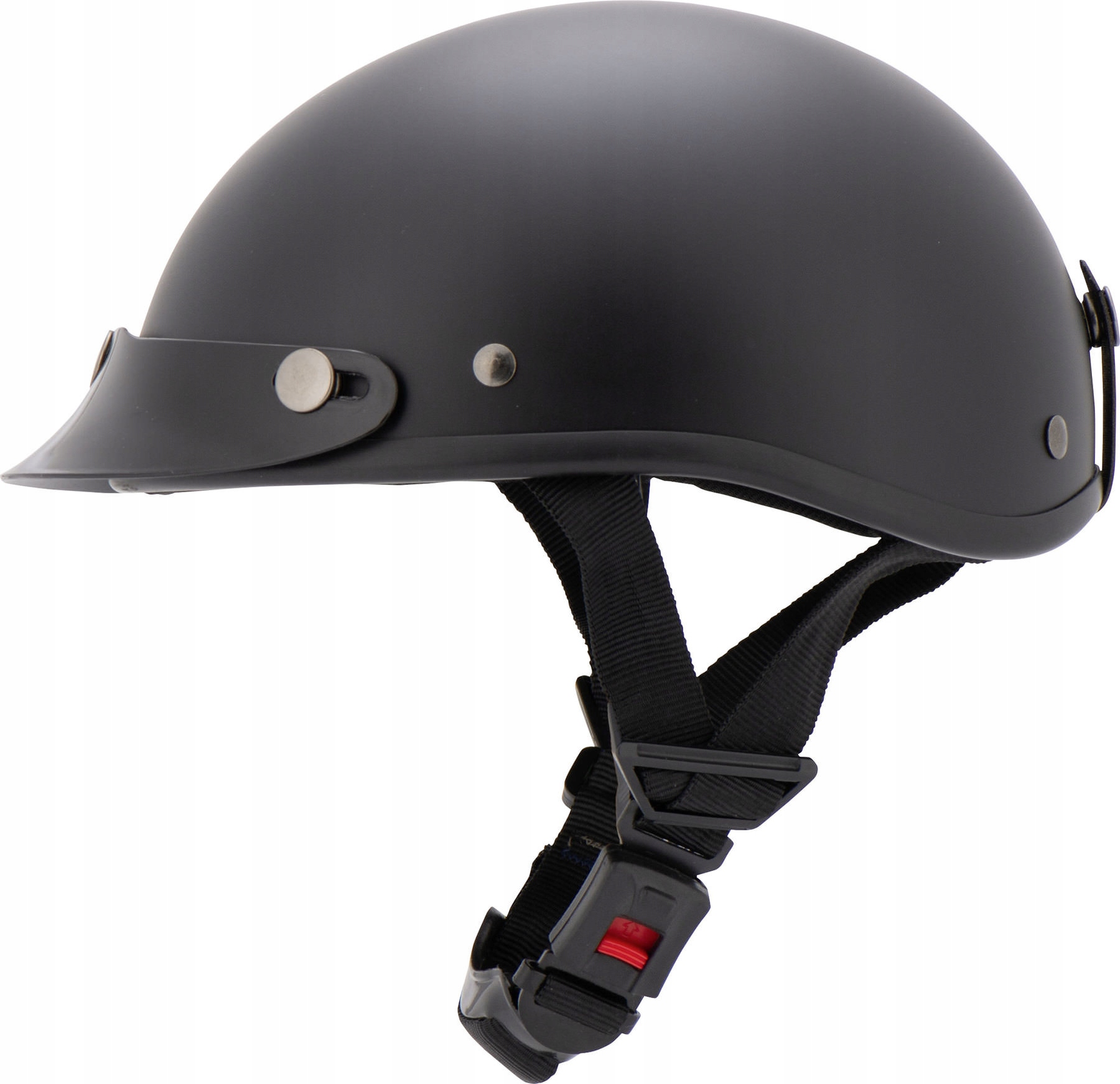 BRAINCAP RETRO Moto prilba NUT čierna