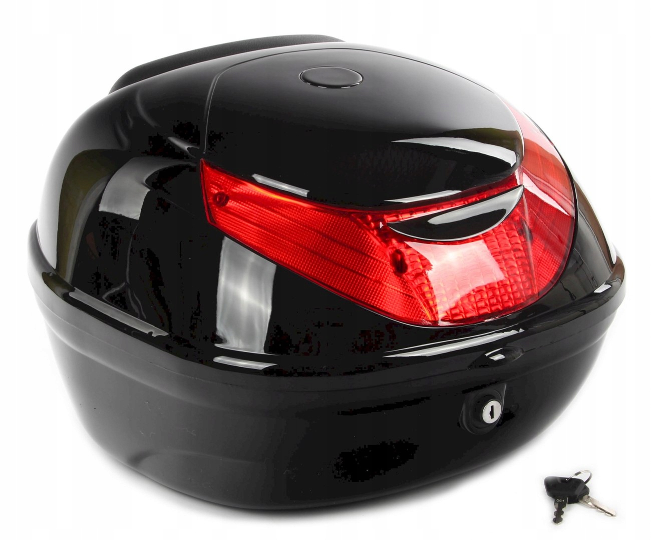 Kmeň, kufor na motorku, skúter s kľúčom