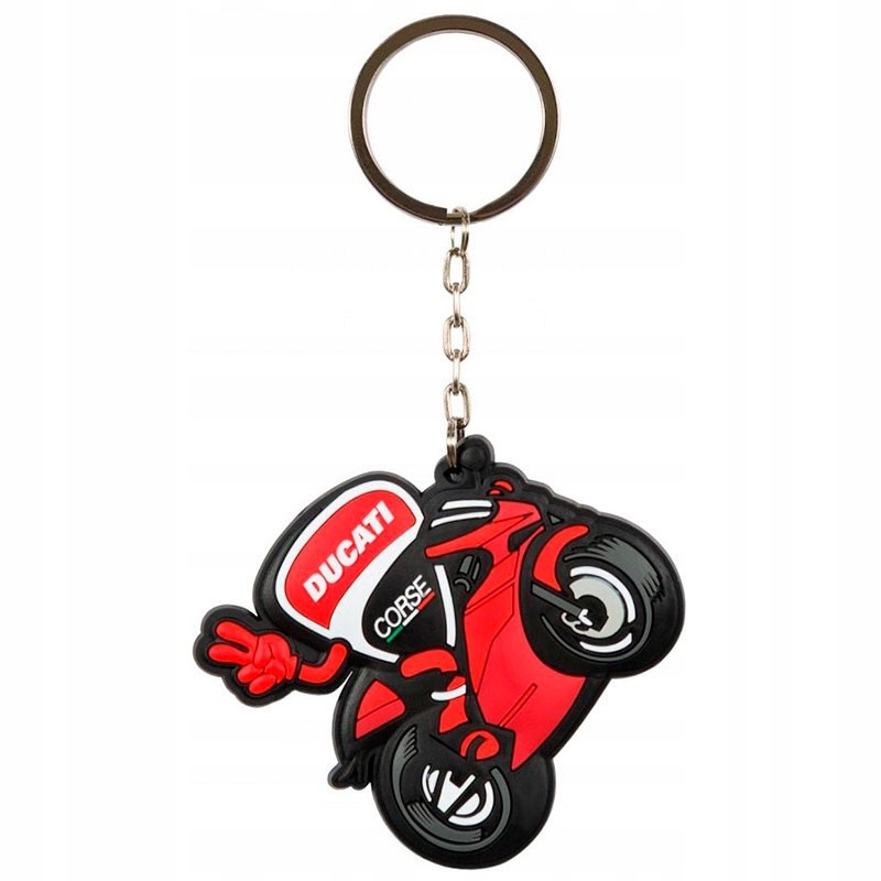 Kľúčenka s príveskom Ducati Corse - DU1856003