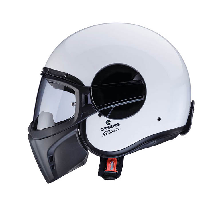 CABERG JET GHOST OTVORENÁ PRILBA BIELA M