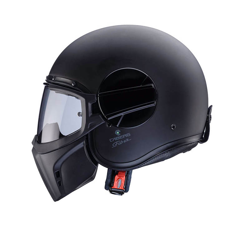 CABERG JET GHOST OTVORENÁ PRILBA ČIERNA MAT XXL