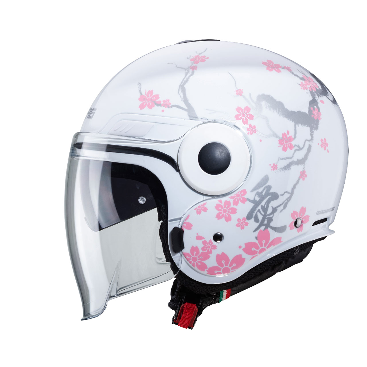CABERG Prilba s otvorenou tvárou UPTOWN BLOOM biela ružová S