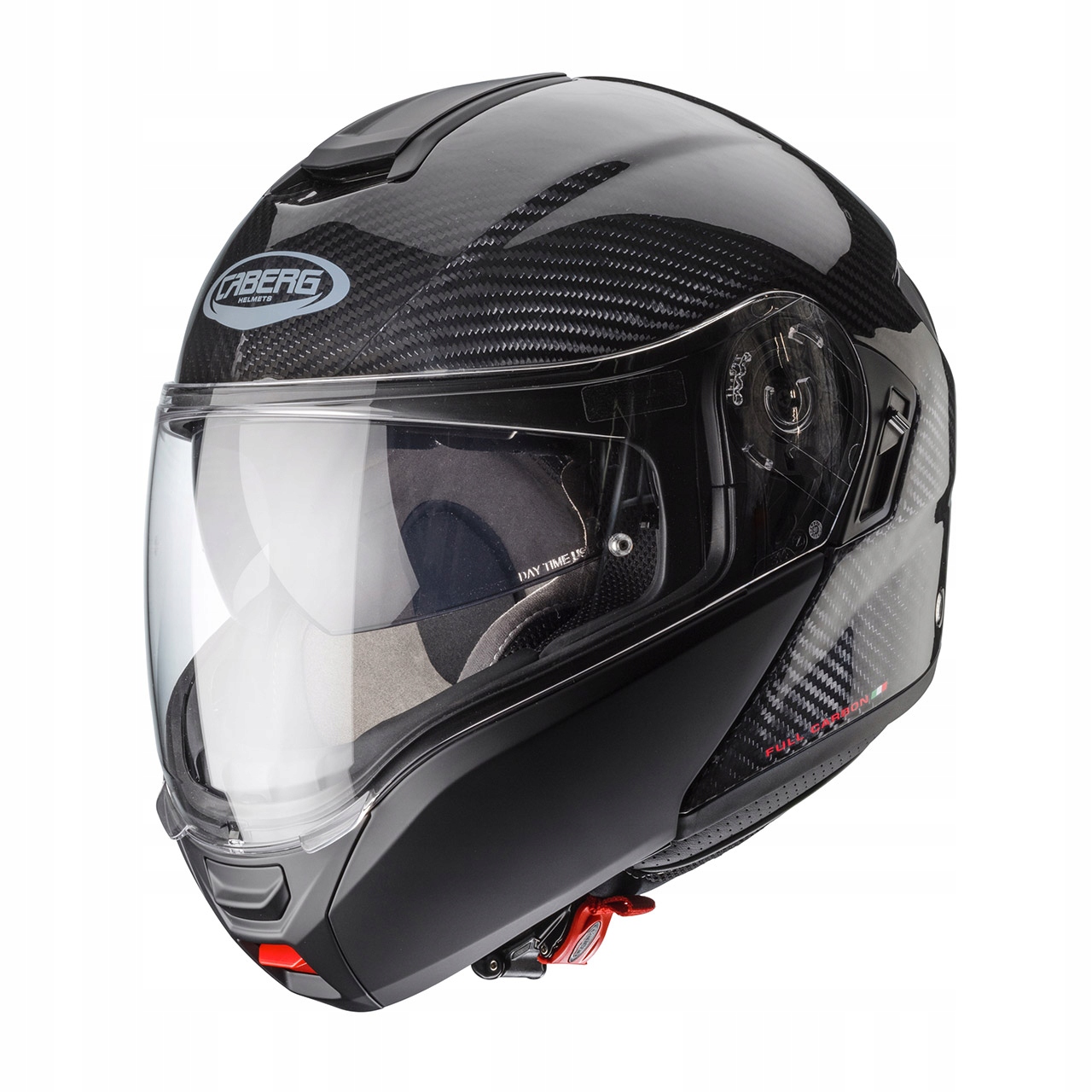 CABERG Tvárová prilba LEVO CARBON čierna S