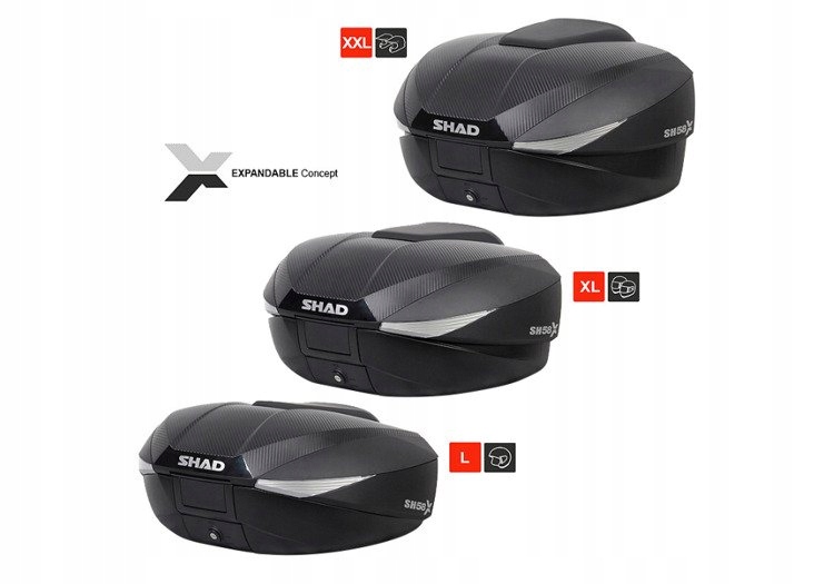 CENTRÁLNY TIEŇOVÝ TIEŇ SH58X CARBON 46-58L NASTAVENIE
