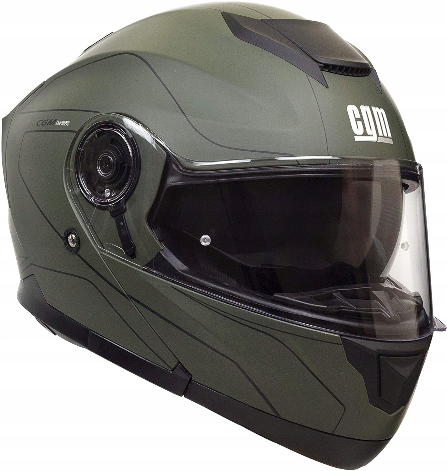 HELMA MOTOCYKLU CGM ZELENÁ VEĽKOSŤ L 132267