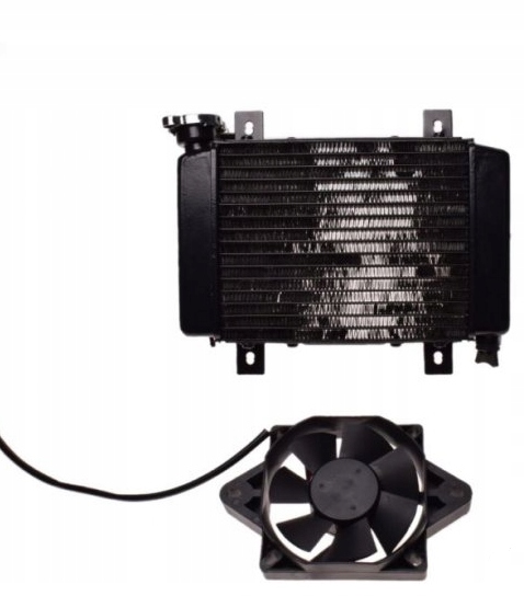 ATV 200 250 TEKUTÝ CHLADIČ + VENTILÁTOR ATV