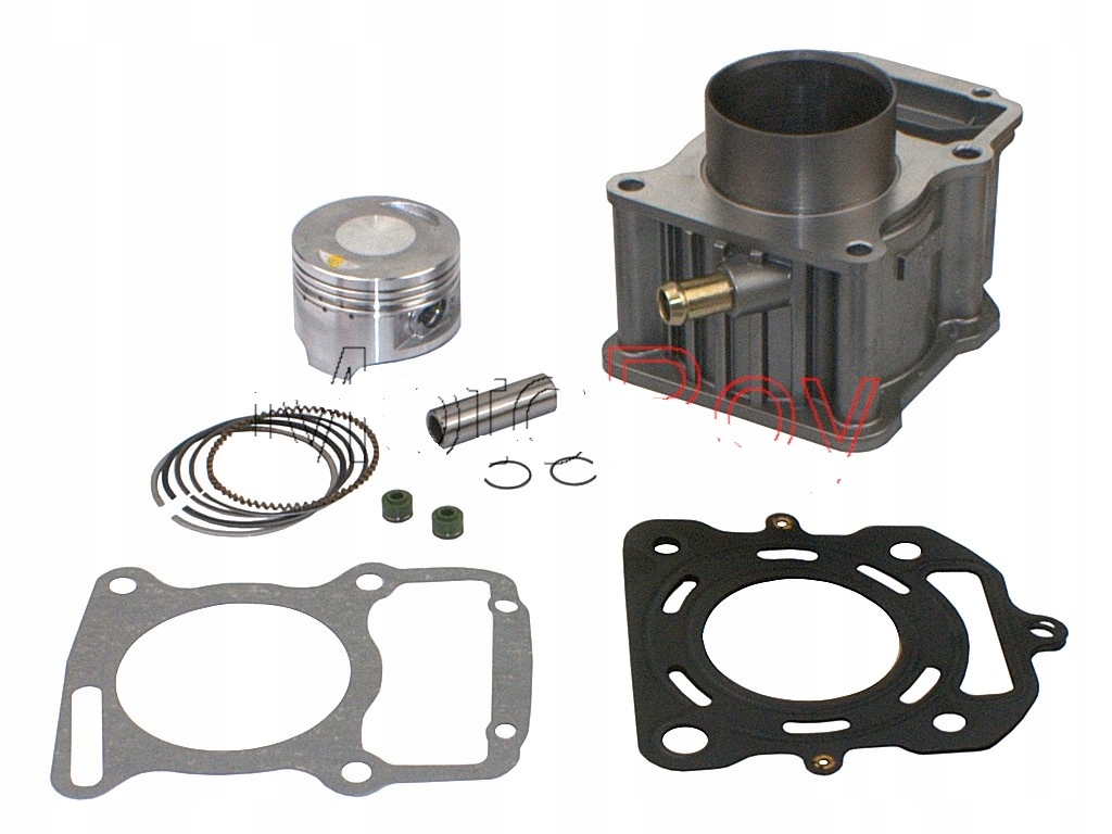 CYLINDER COMPLETE QUAD 200 LC 63mm BASHAN liquid