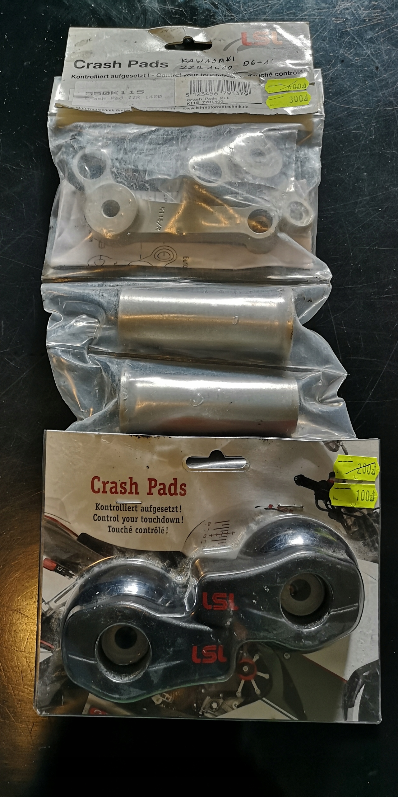 Padacie podložky LSL pre Kawasaki ZZR 1400 (06-11r)