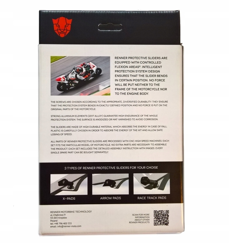 Crash_pady Renner Honda CBR 600 F4i 2001-2007