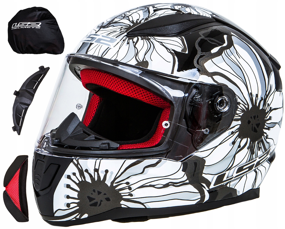 DÁMSKA PRILBA NA MOTOCYKLE LS2 FF353 POPPIES S