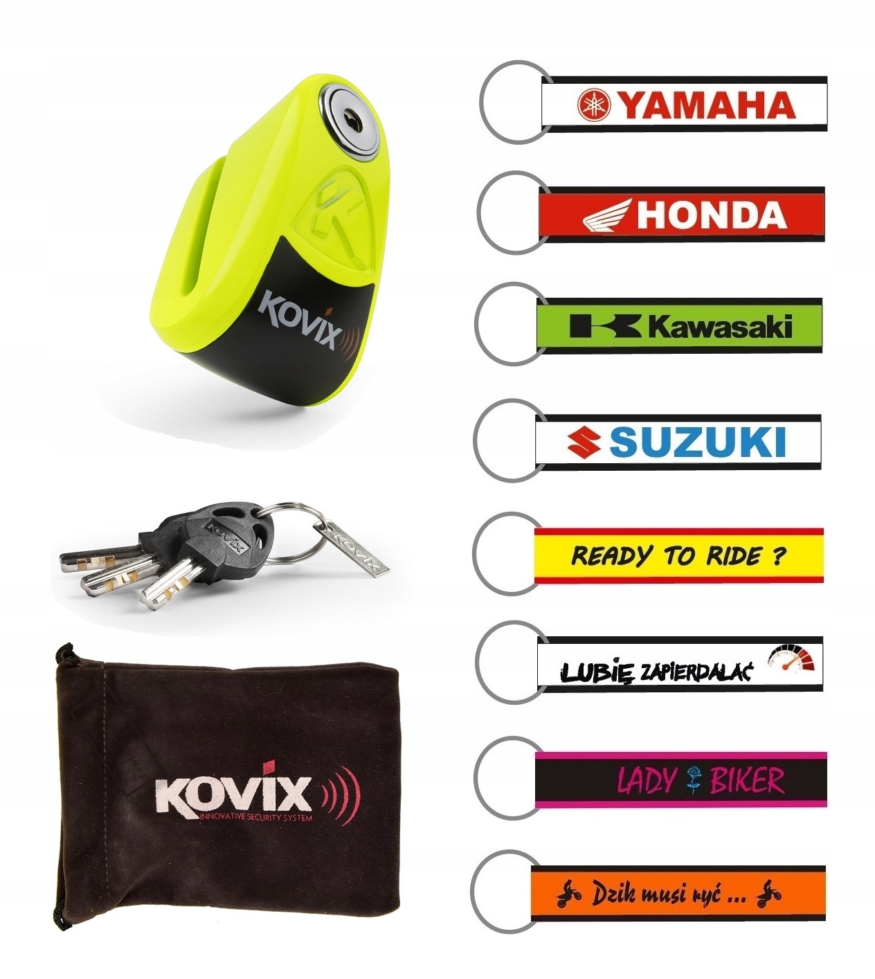 DISC_LOCK ŠTÍTOVÝ ZÁMOK S ALARMOM KOVIX KAZ10 10m